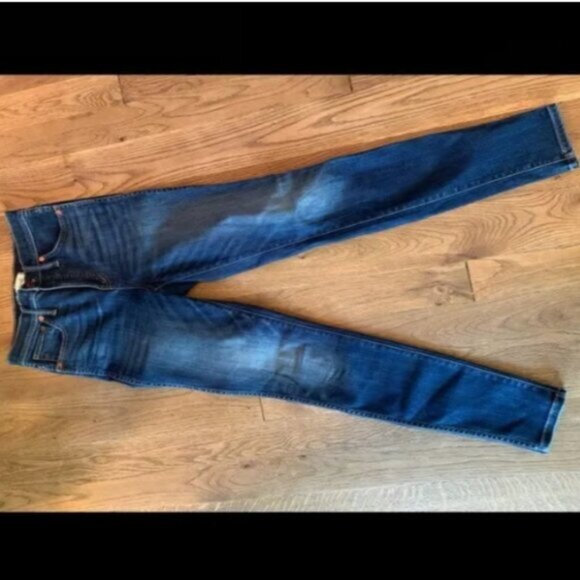 Madewell - 10" High-Rise Skinny Jeans G7391 SU19 | Size 28 | Classic Blue Wash - Picture 7 of 8